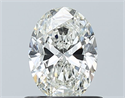 Diamante Natural 0.72 quilates, Ovalado , Color I, claridad VVS1 y certificado GIA