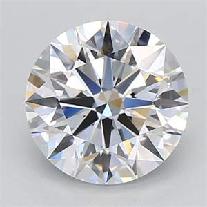 Picture of Lab Grown Diamond 2.22 Carats, Round with Excellent Cut, D Color, VVS1 Clarity and Certified by GIA