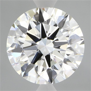 Picture of Lab Grown Diamond 3.08 Carats, Round with Ideal Cut, E Color, VVS2 Clarity and Certified by IGI
