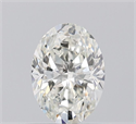 Natural Diamond 0.52 Carats, Oval with  Cut, G Color, SI1 Clarity and Certified by IGI