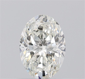 Picture of Natural Diamond 0.52 Carats, Oval with  Cut, G Color, SI1 Clarity and Certified by IGI