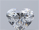 Natural Diamond 0.32 Carats, Heart with  Cut, E Color, VVS2 Clarity and Certified by GIA