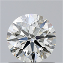 Natural Diamond 0.70 Carats, Round with Excellent Cut, K Color, VS2 Clarity and Certified by GIA