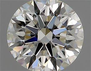 Picture of Natural Diamond 0.70 Carats, Round with Excellent Cut, I Color, VS1 Clarity and Certified by GIA