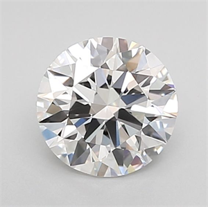 Picture of Lab Grown Diamond 1.00 Carats, Round with Excellent Cut, D Color, VVS2 Clarity and Certified by IGI
