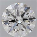 Lab Grown Diamond 4.09 Carats, Round with Ideal Cut, E Color, VS1 Clarity and Certified by IGI