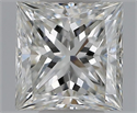 Natural Diamond 0.70 Carats, Princess with  Cut, G Color, VS2 Clarity and Certified by GIA