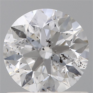Picture of Natural Diamond 0.71 Carats, Round with Excellent Cut, E Color, I1 Clarity and Certified by GIA