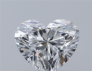 Picture of Natural Diamond 0.30 Carats, Heart with  Cut, E Color, VS2 Clarity and Certified by GIA