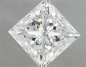 Picture of Natural Diamond 0.90 Carats, Princess with  Cut, H Color, VVS2 Clarity and Certified by IGI