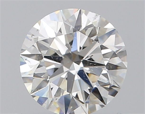 Foto Diamante Natural 0.53 quilates, Redondo , Color G, claridad SI2 y certificado GIA de