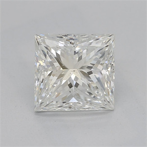 Picture of Natural Diamond 1.50 Carats, Princess with  Cut, H Color, SI1 Clarity and Certified by GIA