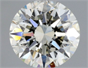 Natural Diamond 0.70 Carats, Round with Excellent Cut, L Color, SI1 Clarity and Certified by GIA