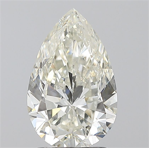 Picture of Natural Diamond 2.01 Carats, Pear with  Cut, I Color, SI2 Clarity and Certified by IGI