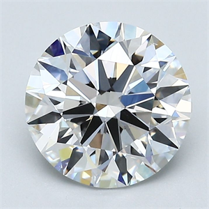 Foto Diamante Natural 2.35 quilates, Redondo , Color E, claridad VS2 y certificado GIA de