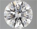 Del inventario de diamantes de laboratorio, 2.54 quilates, Redondo , Color F, claridad VVS2 y certificado IGI
