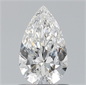 Diamante Natural 0.70 quilates, De pera , Color E, claridad VVS2 y certificado GIA