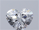 Natural Diamond 0.30 Carats, Heart with  Cut, D Color, VVS1 Clarity and Certified by GIA
