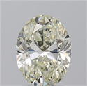 Natural Diamond 2.02 Carats, Oval with  Cut, L Color, SI2 Clarity and Certified by GIA