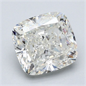 Natural Diamond 2.02 Carats, Cushion with  Cut, J Color, SI1 Clarity and Certified by GIA