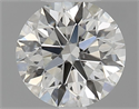 Natural Diamond 0.56 Carats, Round with Excellent Cut, J Color, SI1 Clarity and Certified by GIA