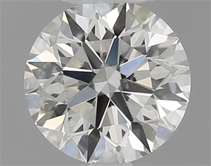 Picture of Natural Diamond 0.56 Carats, Round with Excellent Cut, J Color, SI1 Clarity and Certified by GIA