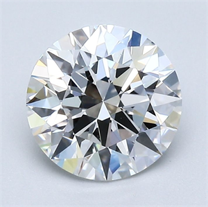 Foto Diamante Natural 1.57 quilates, Redondo , Color F, claridad VVS2 y certificado GIA de