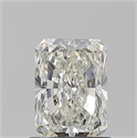 Natural Diamond 1.01 Carats, Radiant with  Cut, J Color, SI2 Clarity and Certified by GIA