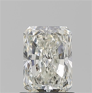 Picture of Natural Diamond 1.01 Carats, Radiant with  Cut, J Color, SI2 Clarity and Certified by GIA