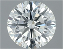 Natural Diamond 0.70 Carats, Round with Excellent Cut, I Color, VVS2 Clarity and Certified by IGI
