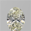 Diamante Natural 1.20 quilates, Ovalado , Color M, claridad VVS2 y certificado GIA