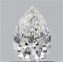 Natural Diamond 0.70 Carats, Pear with  Cut, F Color, VS1 Clarity and Certified by GIA