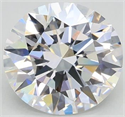 Del inventario de diamantes de laboratorio, 2.51 quilates, Redondo , Color E, claridad VS1 y certificado GIA