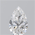 Natural Diamond 0.70 Carats, Pear with  Cut, E Color, VS2 Clarity and Certified by GIA
