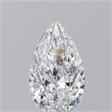 Diamante Natural 0.50 quilates, De pera , Color E, claridad VS1 y certificado GIA