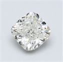 Natural Diamond 0.96 Carats, Cushion with  Cut, K Color, SI1 Clarity and Certified by GIA