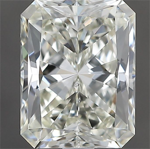 Foto Diamante Natural 1.90 quilates, Radiante , Color K, claridad SI1 y certificado GIA de