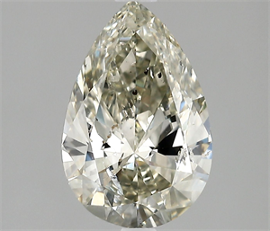 Picture of Natural Diamond 1.50 Carats, Pear with  Cut, K Color, SI2 Clarity and Certified by IGI