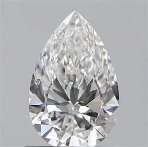 Picture of Natural Diamond 0.61 Carats, Pear with  Cut, F Color, VS1 Clarity and Certified by GIA
