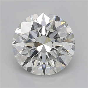 Picture of Natural Diamond 1.50 Carats, Round with Excellent Cut, I Color, SI2 Clarity and Certified by GIA