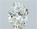 Natural Diamond 1.32 Carats, Oval with  Cut, H Color, VVS1 Clarity and Certified by IGI