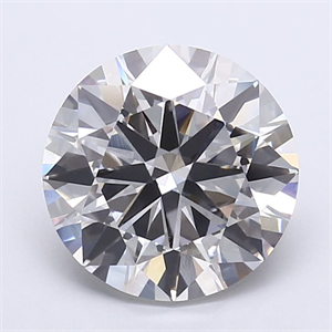 Picture of Lab Grown Diamond 6.05 Carats, Round with Excellent Cut, G Color, VS1 Clarity and Certified by IGI