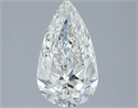 Natural Diamond 2.00 Carats, Pear with  Cut, I Color, SI2 Clarity and Certified by GIA