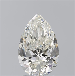 Picture of Natural Diamond 2.01 Carats, Pear with  Cut, J Color, VS1 Clarity and Certified by GIA