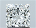 Diamante Natural 1.00 quilates, Princesa , Color H, claridad VS2 y certificado GIA