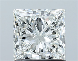 Foto Diamante Natural 1.00 quilates, Princesa , Color H, claridad VS2 y certificado GIA de
