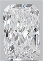 Natural Diamond 2.01 Carats, Radiant with  Cut, D Color, VS2 Clarity and Certified by GIA