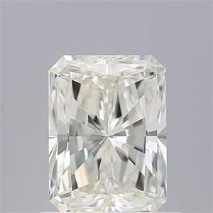 Picture of Natural Diamond 0.72 Carats, Radiant with  Cut, G Color, IF Clarity and Certified by IGI