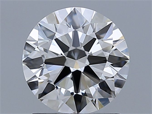 Picture of Natural Diamond 1.34 Carats, Round with Excellent Cut, G Color, IF Clarity and Certified by HRD