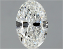 Natural Diamond 0.70 Carats, Oval with  Cut, G Color, VS1 Clarity and Certified by GIA